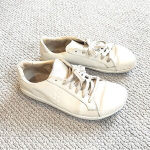 Vivobarefoot Geo Court White Leather Barefoot Sneakers